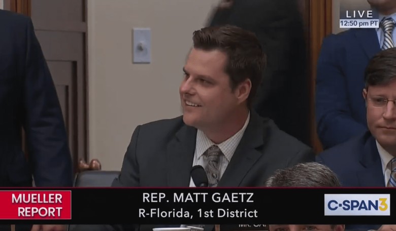 WATCH: Rep. Matt Gaetz Goes After 'Prop' John Dean at the Dems' Mueller Show Trial