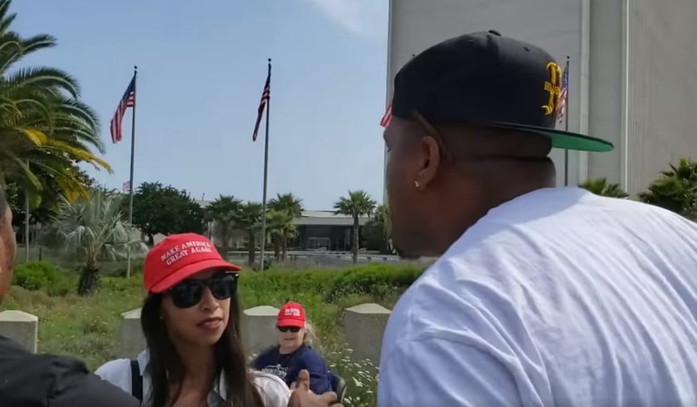 TDS on Steroids: Leftist Thug Parks Car in the Middle of the Street to Attack Trump Supporters in LA