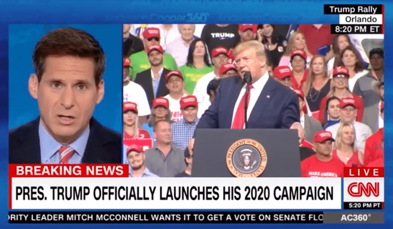 Triggered: CNN Cuts Away from Trump's Campaign Speech When He Criticizes Them