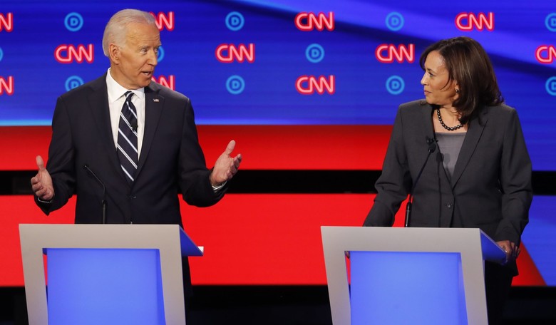 Kamala Harris Endorses Biden Even Though Last Year She Said She Was 'Hurt' That He Cozied Up to Racists