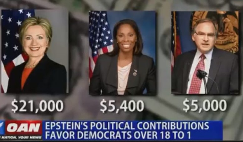 Alleged Sex-Trafficker Jeffrey Epstein Donated Heavily to Dems, Including the Clintons, Schumer, and Kerry