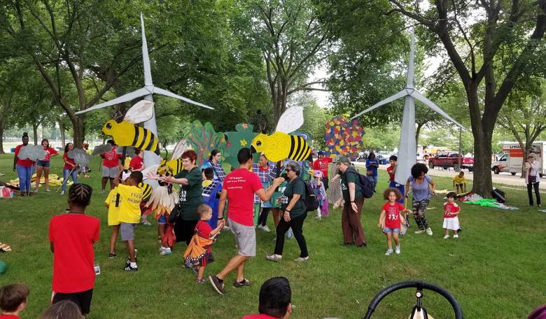 Climate Change Activists Host a Party for Their Kids, Calling It a 'Play-In' Protest