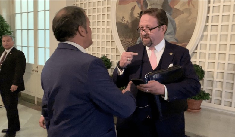 Sebastian Gorka and Playboy Reporter Get Into Shouting Match at White House: 'You're a Punk!'