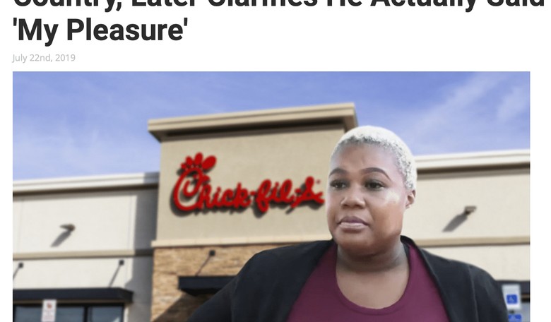 Snopes Plays Satire Police, Slams Babylon Bee for Joke About Erica Thomas and Chick-fil-A