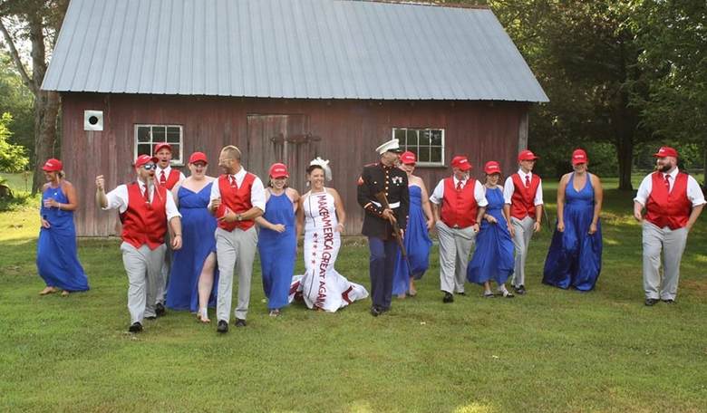 Tremendous! Check Out this MAGA-Themed Wedding
