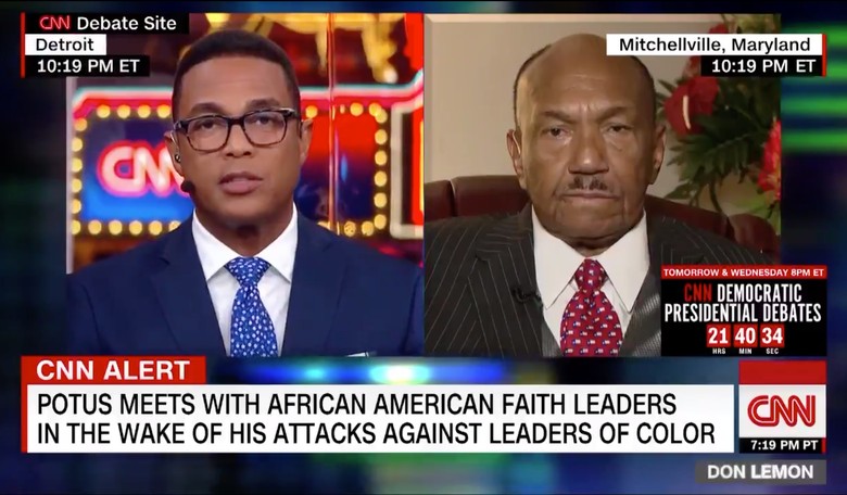 CNN Host Don Lemon Demonizes Black Pastor Who Won't Call Trump Racist