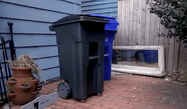 Never Forget Trash Day Again, Thanks to This Terrifying New AI Garbage Can