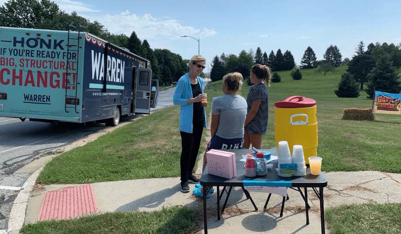 Elizabeth Warren's Lemonade Money Went Straight to March for Life