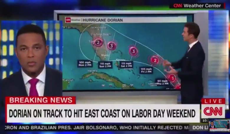 Media Falsely Accuses Trump of Sharing 'Doctored' CNN Hurricane Video