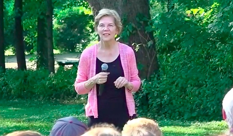 Warren Says the Rich Must Pay Her 'Wealth Tax' Because They've Benefitted from Public Schools and Infrastructure