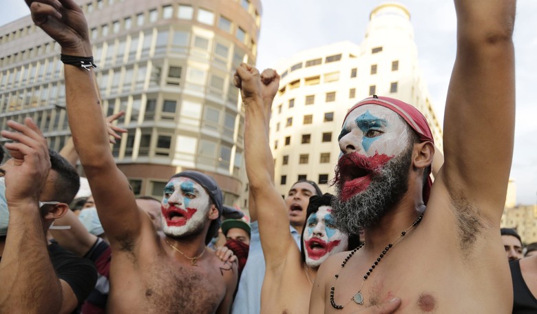 Hezbollah Supporters, Anti-Government Protesters, Clash in Beirut