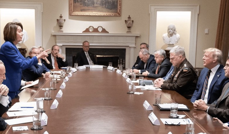 Trump Calls Pelosi 'Third Rate Politician' at Syria Meeting, Pelosi Says 'I Wish You Were a Politician'
