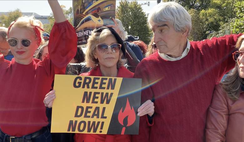 Jane Fonda Says 'Free Market Ideology is Dissolving' with the Glaciers