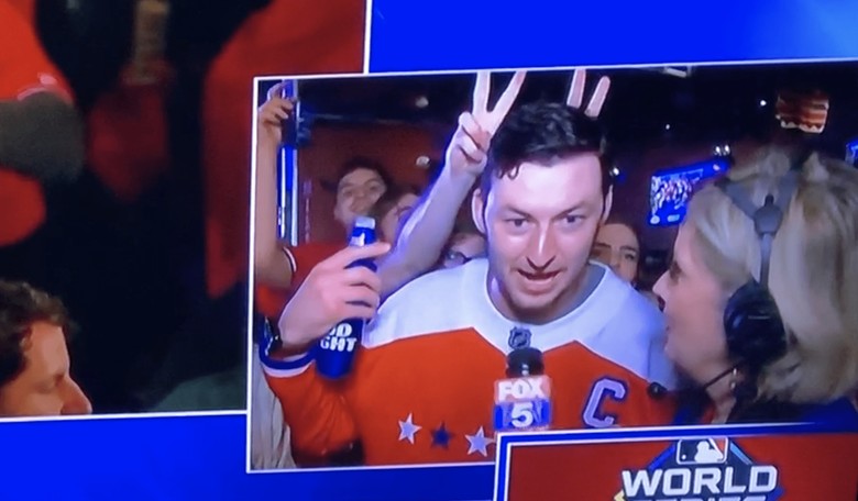 Nationals Fan Drops F-Bomb, Calls Trump A-Hole on Live TV