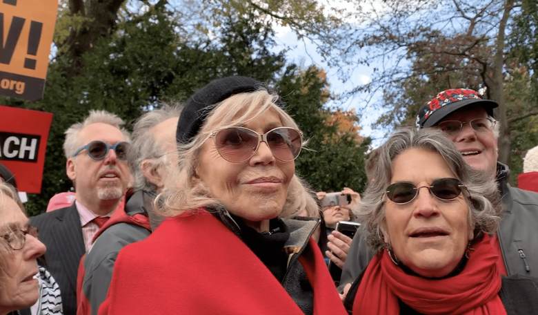 VIDEO: Jane Fonda Declines to Say if She's Giving Up Flying to Combat Climate Change
