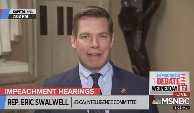 Democrat Eric Swalwell's (Possible) Fart on MSNBC Goes Viral