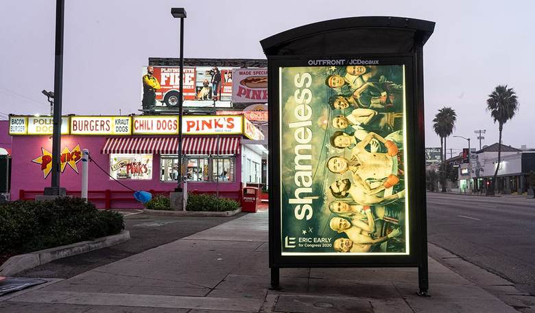 Conservative Street Artist Sabo Strikes Adam Schiff's District