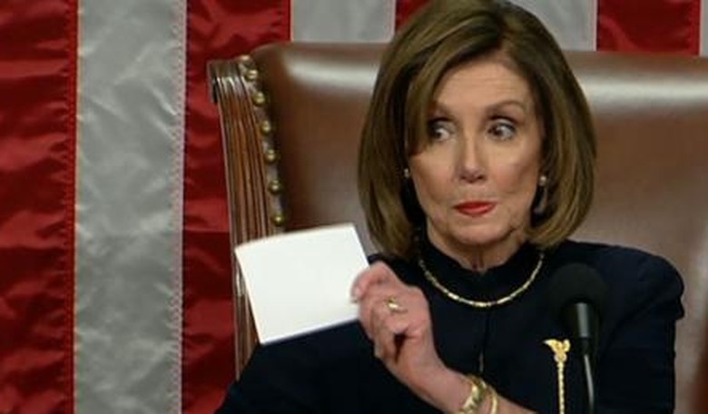 [WATCH] Pelosi Has to Shush Very 'Solemn' Dems Who Couldn't Resist Spiking the Impeachment Football