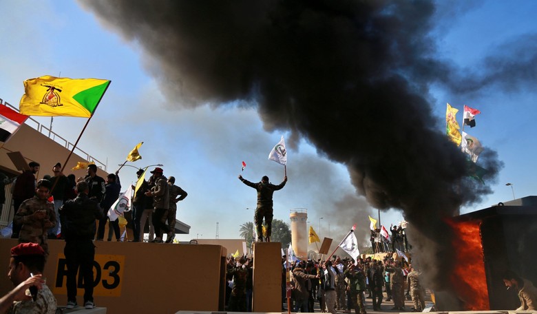 Iran-Backed Militia Storms U.S. Embassy in Baghdad Chanting, 'Death to America!'