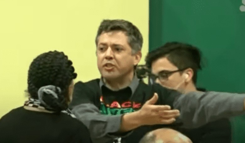 [WATCH] White 'Black Lives Matter' Protester Goes Ballistic Over Black People Rallying for Pete Buttigieg