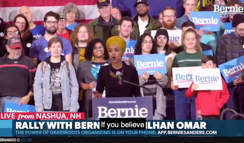 Ilhan Omar at Sanders Rally: 'We Need to Abolish ICE' and 'We Should All Be Proud to Be Radicals'