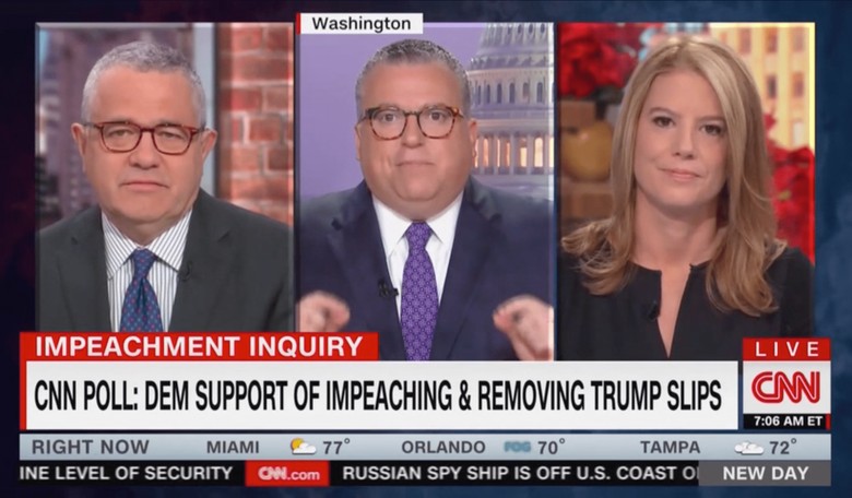 Fake News on Glorious Display: CNN Contributor Says Impeachment 'Poll Is Wrong, Just Because I Said So'