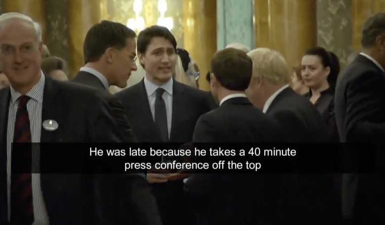 [VIDEO] Canada's Trudeau and France's Macron Caught Gossiping About President Trump