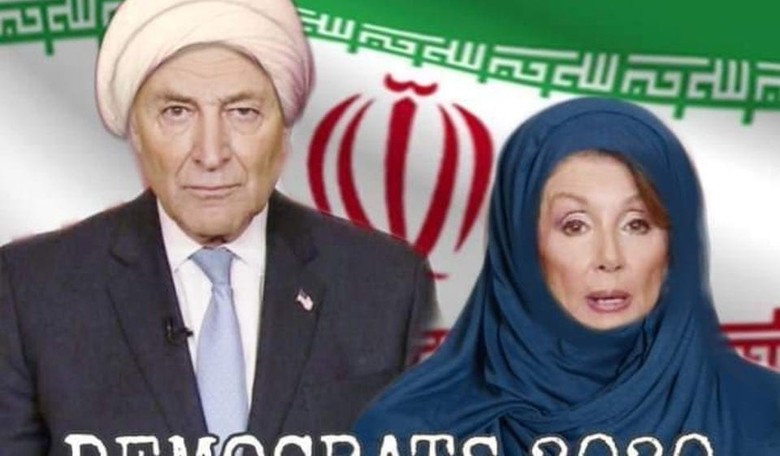 Media Cartel Upset over Trump Retweeting Image of Nancy Pelosi and Chuck Schumer as Iranian Agents