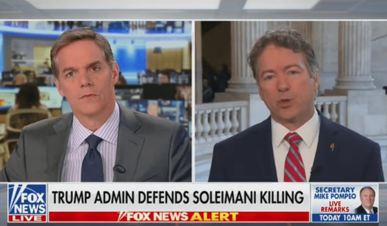 Rand Paul Slams Trump's Hit on Terror General Soleimani: 'I Hate This'