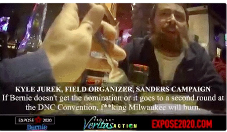 [UPDATED] Bombshell Vid Shows Bernie Sanders Staffer Advocating for Riots, Gulags, Shootings