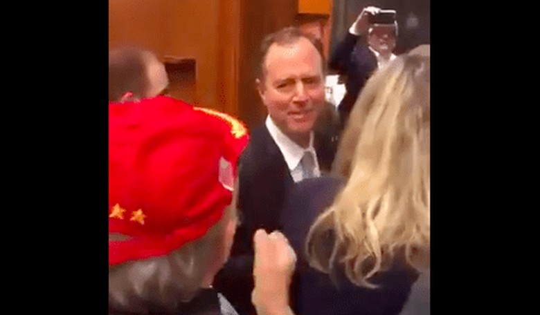 Angry Citizens Heckle Adam Schiff, 'Move to Venezuela, Comrade!'