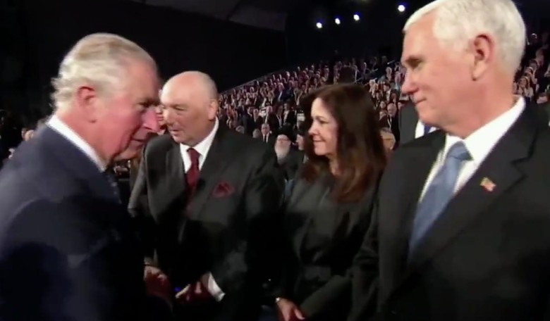 Pence and Prince Charles Both Claim the Shady Handshake Incident Was NOT a Snub