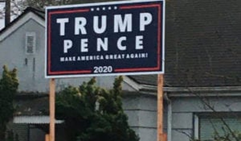 Washington Democrat Forced to Take Down Trump Sign, Will Put Up an Even Bigger One