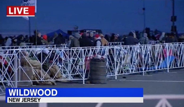 The Line for Trump Rally on Jersey Shore Is Insane. 100,000 Seeking Tickets.