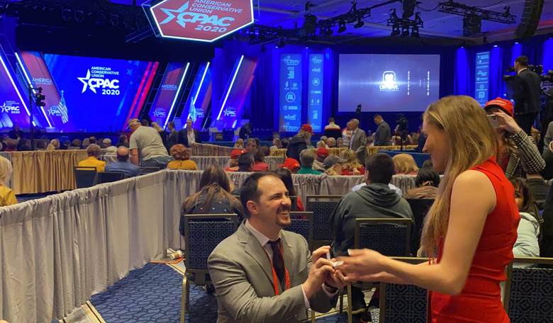 [WATCH] MAGA Proposal at CPAC: 'Will You Make Marriage Great Again With Me?'