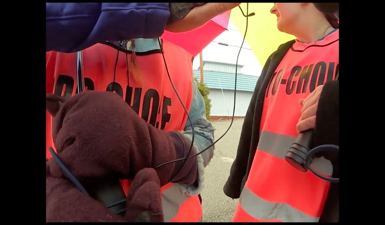 Pro-Life Protester Seeks Protection Order After Abortion Advocates Stalk, Threaten, and Even LICK Her