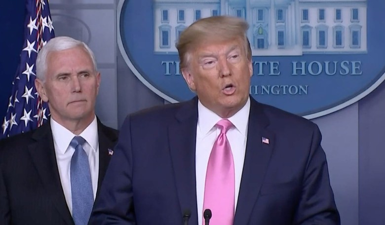 Trump Tries to Put a Damper on Coronavirus Media Hysteria