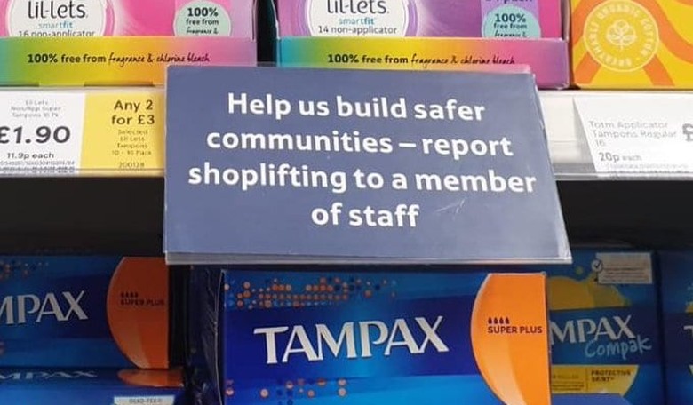Supermarket Chain Forced to Apologize for Asking Customers to Report Shoplifters of Tampons