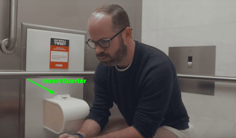Period Activists Say Men Should Have to Pay for Toilet Paper in Public Restrooms