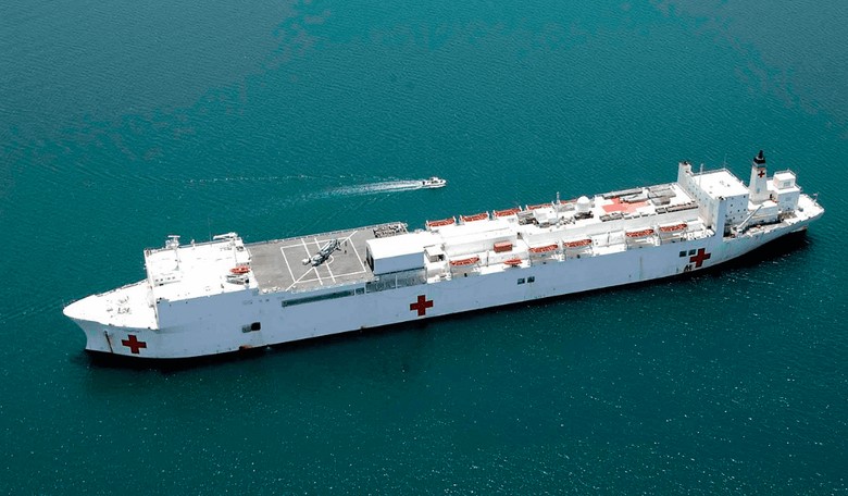 Trump Orders Military Hospital Ships 'Mercy' and 'Comfort' to New York