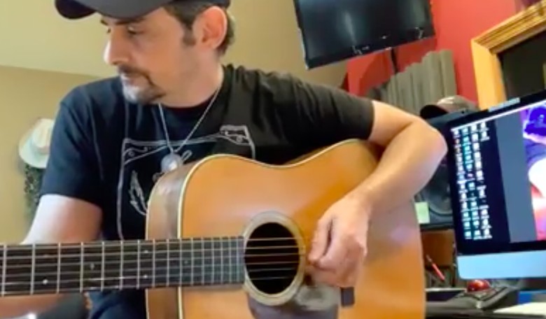 Brad Paisley Stuns With Facebook Live Concert During Coronavirus Quarantine
