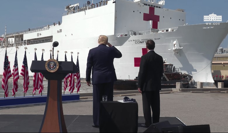 Mercy and Comfort: Trump Sends Navy Hospital Ships to Epicenters of Coronavirus Pandemic