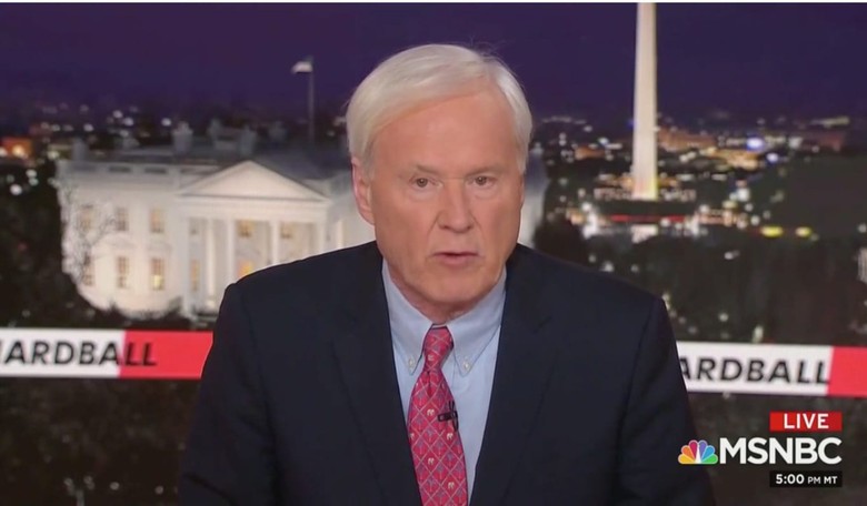 MSNBC's Chris Matthews Announces He's 'Retiring,' Breaks for Commercial—and Is GONE. Now THAT'S 'Hardball.'