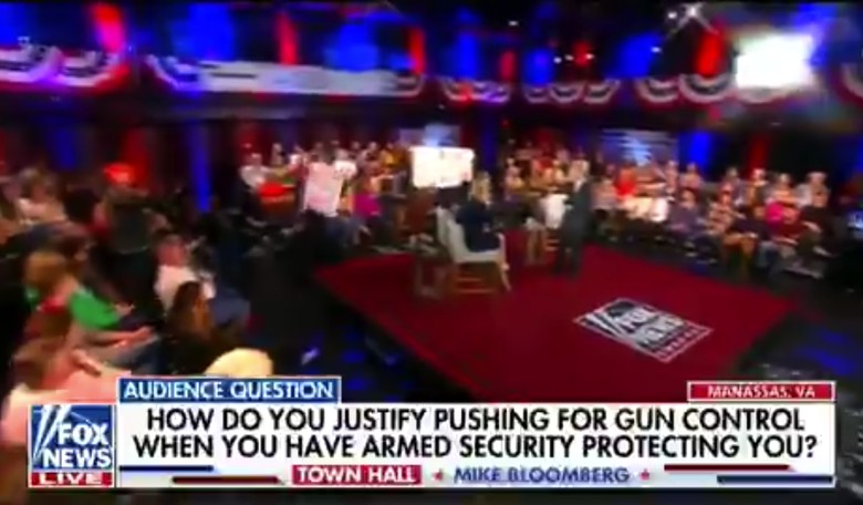 [WATCH] Protestors Interrupt Mike Bloomberg Town Hall on Fox News, Forcing a Commercial Break