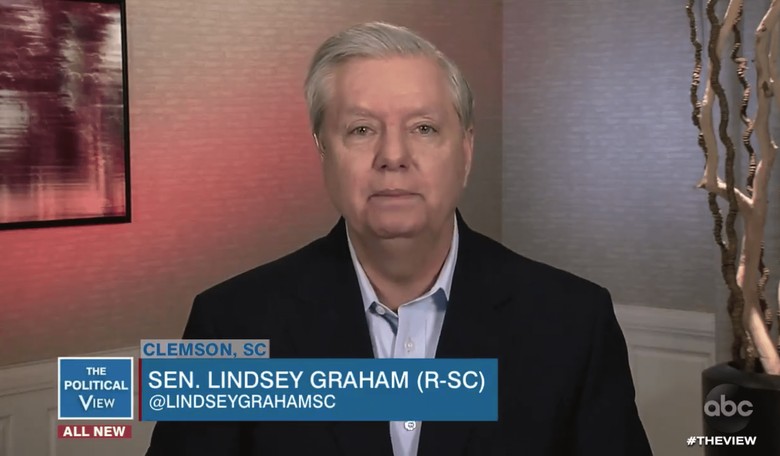 Lindsey Graham Easily Meets Joy Behar's Challenge to Name 3 Things Trump 'Did Right' on Coronavirus
