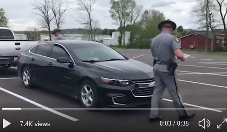 Kentucky State Troopers Ticket 50 Cars at In-Person Easter Service