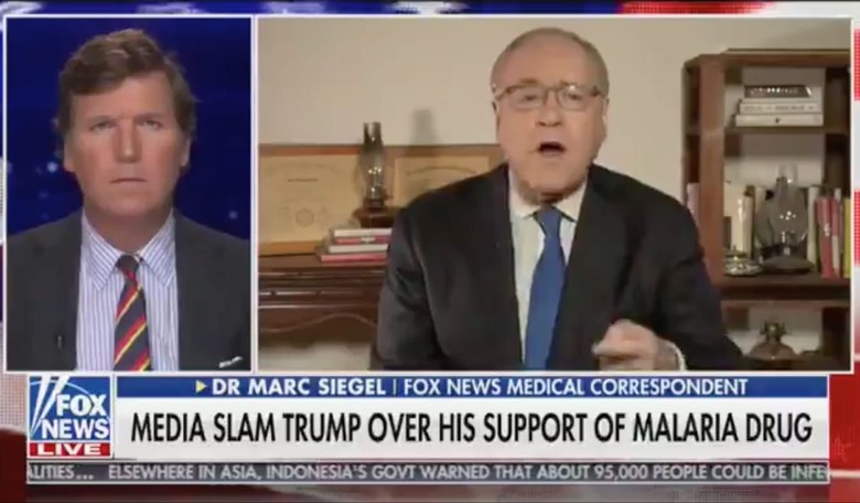 Fox Doc's Report on Malaria Meds for CV Patients Turns Emotional: 'I Want to Tell You About a 96-Year-Old Man ...'