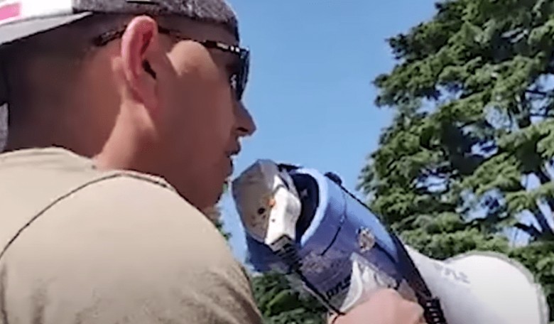 [WATCH] Cops Appear to Stand Down after Marine Vet Calls Them Out for Harassing Protesters: 'I'd Rather Lose My Job Than My Soul'