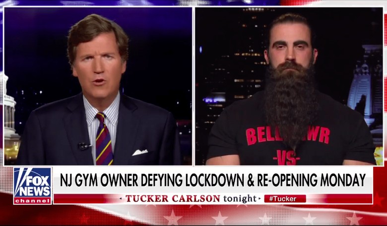 SANITY: New Jersey Gym Owner Defies Lockdown Order and Cops Refuse to Stop Him