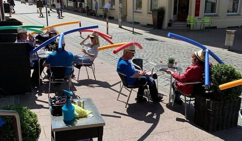 Not the Babylon Bee: Cafe in Germany Asks Customers to Wear Pool Noodles On Their Heads